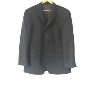 Baracuta soft wool 3 button suit dark grey/brown jacket size 42R pants size 36R